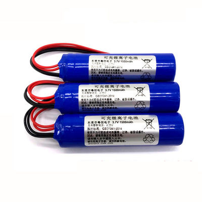 Overcharge Custom 18650 Lithium Ion Battery Pack 3.7V 1500mAh Caravan Use