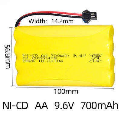 500 Times Lithium RC Batteries 9.6V For LED Light Electric Scooter 700mAh Motorcycle